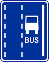 D-12 pas ruchu dla autobusów