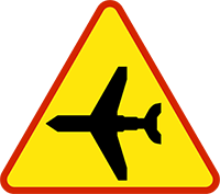znak: lotnisko