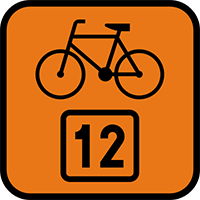 R-4 informacja o szlaku rowerowym