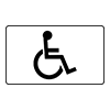 T-29 tabliczka informująca o miejscu przeznaczonym dla pojazdu samochodowego uprawnionej osoby niepełnosprawnej o obniżonej sprawności ruchowej