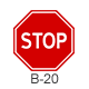 co wiesz o znaku B-20